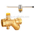 J07801 Forged Brass Valve, with Strainer, Lockable